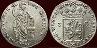 West-Friesland Driegulden NOORDELIJKE NEDERLANDEN (NETHERLANDS) - BATAAFSE REPUBLIEK, 1795-1806 - WEST-FRIESLAND - 1795, Enkhuizen -