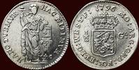 West-Friesland ½ Gulden NOORDELIJKE NEDERLANDEN (NETHERLANDS) - BATAAFSE REPUBLIEK, 1795-1806 - WEST-FRIESLAND – 1796, Enkhuizen -
