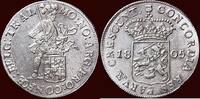 Utrecht Zilveren dukaat NOORDELIJKE NEDERLANDEN (NETHERLANDS) - BATAAFSE REPUBLIEK, 1795-1806 - UTRECHT - 1805, Utrecht -