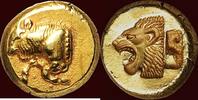 EL 1/6 Stater LESBOS - ELECTRUM COINAGE - or hekte, Mytilene, ca. 521-478 BC -