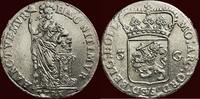Holland Driegulden NOORDELIJKE NEDERLANDEN (NETHERLANDS) - BATAAFSE REPUBLIEK, 1795-1806 - HOLLAND - 1795, Dordrecht -