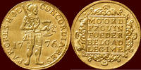 Holland Gouden dukaat NOORDELIJKE NEDERLANDEN (NETHERLANDS) - REPUBLIEK, 1581-1795 - HOLLAND - 1776, Dordrecht -