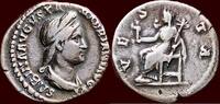 Roman Empire AR Denarius SABINA, wife of Hadrian - Rome (133-135) -