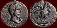 Roman Empire AE AUGUSTUS, - 14 AD - TROAS, ABYDOS - AE 13 -
