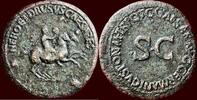 Roman Empire AE Dupondius NERO & DRUSUS, BROTHERS OF CALIGULA - Rome -