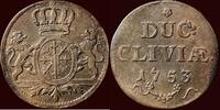 GERMANY - KLEVE, HERZOGTUM - FRIEDRICH II DER GROSSE VON PREUSSEN, 1740-1786 - Deut 1753, Kleve -