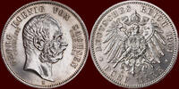 5 Mark GERMANY - SACHSEN, KÖNIGREICH - GEORG, 1902-1904 - 1904E, Muldenhütten -