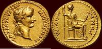 Roman Empire AV Aureus TIBERIUS, 14-37 - Lugdunum -