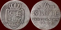 6 Grote GERMANY - OLDENBURG, GROSSHERZOGTUM - PETER FRIEDRICH WILHELM I, 1785-1823 - 1816, Berlin -