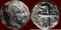 AE MACEDONIA (MACEDON), AMPHIPOLIS - AE 10, circa 380-357 BC -