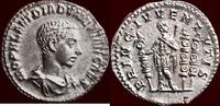 Roman Empire as DIADUMENIANUS as Caesar, 217-218 - AR Denarius, Rome -