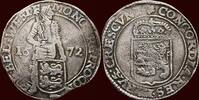 West-Friesland Zilveren dukaat NOORDELIJKE NEDERLANDEN (NETHERLANDS) - REPUBLIEK, 1581-1795 - WEST-FRIESLAND - 1672, Enkhuizen -