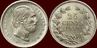 Koninkrijk der Nederlanden 25 Cents 1889 NEDERLAND (NETHERLANDS, KINGDOM... 1,083.69 £  +  24.27 £ shipping