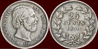 Koninkrijk der Nederlanden 25 Cents 1890 NEDERLAND (NETHERLANDS, KINGDOM... 355.45 £  +  21.67 £ shipping