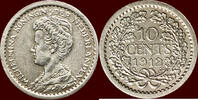 Koninkrijk der Nederlanden 10 Cents 1912 NEDERLAND (NETHERLANDS, KINGDOM... 39.01 £  +  21.67 £ shipping