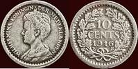 Koninkrijk der Nederlanden 10 Cents 1916 NEDERLAND (NETHERLANDS, KINGDOM... 12.14 £  +  21.67 £ shipping