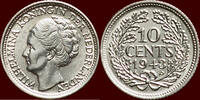 Koninkrijk der Nederlanden 10 Cents 1943 P NEDERLAND (NETHERLANDS, KINGD... 43.35 £  +  21.67 £ shipping