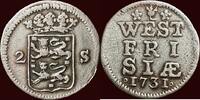 West-Friesland Dubbele wapenstuiver 1731 NOORDELIJKE NEDERLANDEN (NETHER... 65.02 £  +  21.67 £ shipping
