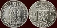 West-Friesland Gulden 1738 NOORDELIJKE NEDERLANDEN (NETHERLANDS) - REPUB... 151.72 £  +  21.67 £ shipping
