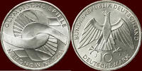  10 Mark 1972 J GERMANY - BRD -  1972 J, Hamburg “OLYMPIADE MÜNCHEN 1972... 9.10 £  +  21.67 £ shipping