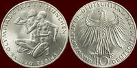  10 Mark 1972 J GERMANY - BRD -  1972 J, Hamburg “OLYMPIADE MÜNCHEN 1972... 9.10 £  +  21.67 £ shipping