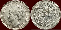 Koninkrijk der Nederlanden 25 Cents 1941 NEDERLAND (NETHERLANDS, KINGDOM... 3.03 £  +  21.67 £ shipping