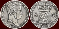 Koninkrijk der Nederlanden ½ Gulden 1822 NEDERLAND (NETHERLANDS, KINGDOM... 376.20 £ Tax included +  14.70 £ shipping