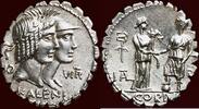 Münzen AR Denarius ROMAN REPUBLIC - QUINTUS FUFIUS CALENUS & PUBLIUS MUCIUS SCAEVOLA CORDUS -  serratus , Rome