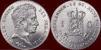 1 Gulden NEDERLAND (NETHERLANDS, KINGDOM) - NEDERLANDS OOST-INDIË (DUTCH EAST INDIES) - WILLEM I, 1815-1840 - 1840, Utrecht -