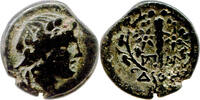 Mösien / Dionysopolis Mittelbronze ursprünglich Krounoi, Dionysos-Kopf -