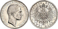 Sachsen-Coburg und Gotha 2 Mark 1905 Carl Eduard (1900-1918) vz 1,083.69 £  +  26.01 £ shipping