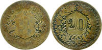 Schweiz 20 Rappen 1851 Eidgenossenschaft s/s-ss 30.34 £  +  6.50 £ shipping