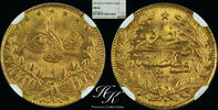 Turkey 50 kurus Gold 50 Kurus - Mehmed V - 1327 (1916-1917) NGC MS64 Turkey -