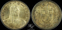 Switzerland 5 francs 1923 Silver 5 Francs Herdsman 1923 B Switzerland unz 112.70 £  +  26.01 £ shipping