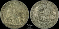 Peru 1 sol 1930 Silver Sol 1930 Peru XF 39.01 £  +  10.40 £ shipping