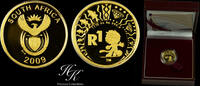 South Africa 1 RAND 2009 Gold proof Rand 2009 1/10 oz -FIFA World Cup, 2... 459.48 £  +  30.34 £ shipping