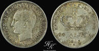 Greece 20 LEPTA Silver 20 lepta 1883 King George A Greece -
