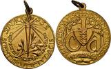 Akademien, Schulen, Universitäten  Vergoldete Bronzemedaille 1932. Vorzüglich-prägefrisch