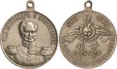 Russland Nikolaus II. 1894-1917 Weißmetallmedaille 1912 Kl. Kratzer, vorzüglich