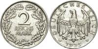 Kleinmünzen 2 Reichsmark 1925 Sehr schön+ 17.34 £  +  26.01 £ shipping