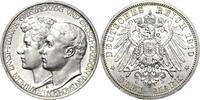 Sachsen-Weimar-Eisenach 3 Mark 1910 Wilhelm Ernst 1901-1918 Kl. Randfehl... 104.03 £  +  26.01 £ shipping