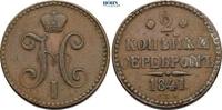 Russland 2 Kopeken Nikolaus I. 1825-1855 -