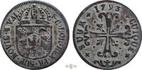 Switzerland 1/2 Batzen | 2 Kreutzer Neuchâtel, Frederick William II of Prussia (1786-1797), -