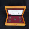 The Netherlands wooden box with 5 VOC doits Dutch East India Compagny (1602-1799), -