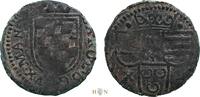 France gigot | demi-liard Principality Arches, Charles II de Conzague (1637-1659), Charleville, very rare, -