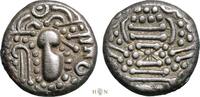 Indo-Sassanian drachm Gadhaiya Paisa of Chaulukya, Saurashtra and Gujarat, -