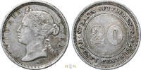 Straits Settlements 20 cent Victoria (1837-1901), Birmingham, very rare, -