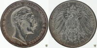Preussen 3 Mark 1911 A Wilhelm II. stempelglanz 56.35 £  +  5.03 £ shipping