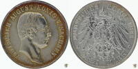 Sachsen 3 Mark 1911 E Friedrich August III. vorzüglich 43.35 £  +  5.03 £ shipping