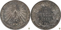 Freie Stadt Frankfurt 2 Gulden 1846 Stadtwappen sehr schön+ 234.08 £  +  5.03 £ shipping